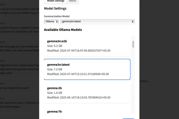 Local Meeting Notes with Whisper Transcription + Ollama Summaries (Gemma3n, LLaMA, Mistral) — Meetily AI