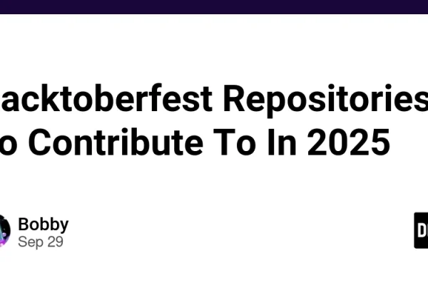 Hacktoberfest Repositories To Contribute To In 2025