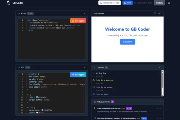 AI powered Code compiler, viewer, editor and enhancer