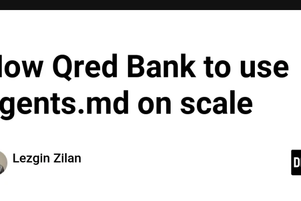 How Qred Bank to use agents.md on scale