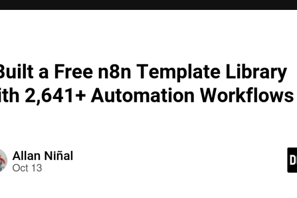 I Built a Free n8n Template Library with 2,641+ Automation Workflows 🚀