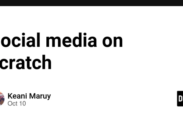 Social media on scratch