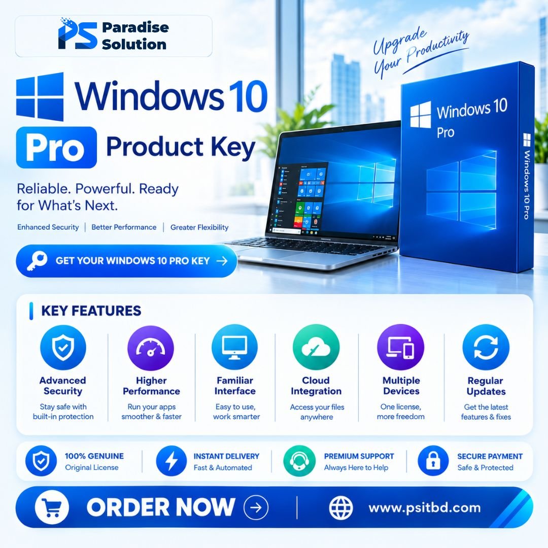 Microsoft Windows 10 Pro License Key